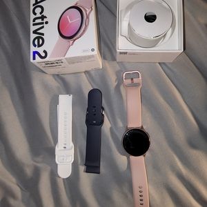 Galaxy watch active 2 rose gold